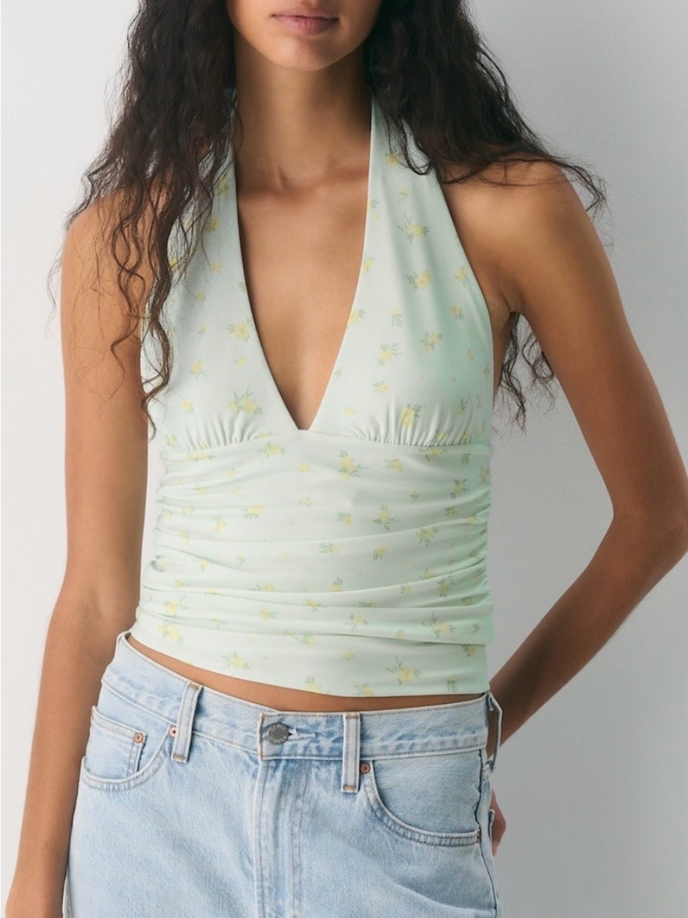 NWT! Aritzia Wilfred Smooth Matter Wylder Halter Top